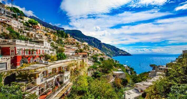Italië Amalfi kust Positano uitzicht