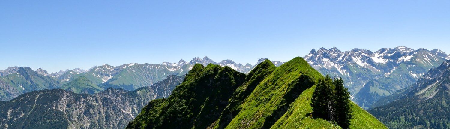 Oostenrijk Allgau bergtoppen uitzicht