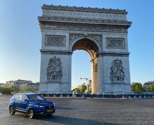 Weekend met de elektrische auto naar Parijs