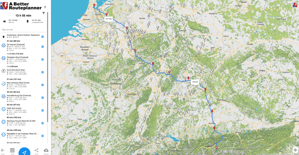 A Better Routeplanner reisadvies naar Oostenrijk