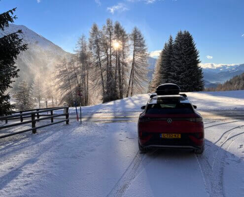 Review: Wintersportvakantie met Volkswagen ID.4 naar Zwitserland
