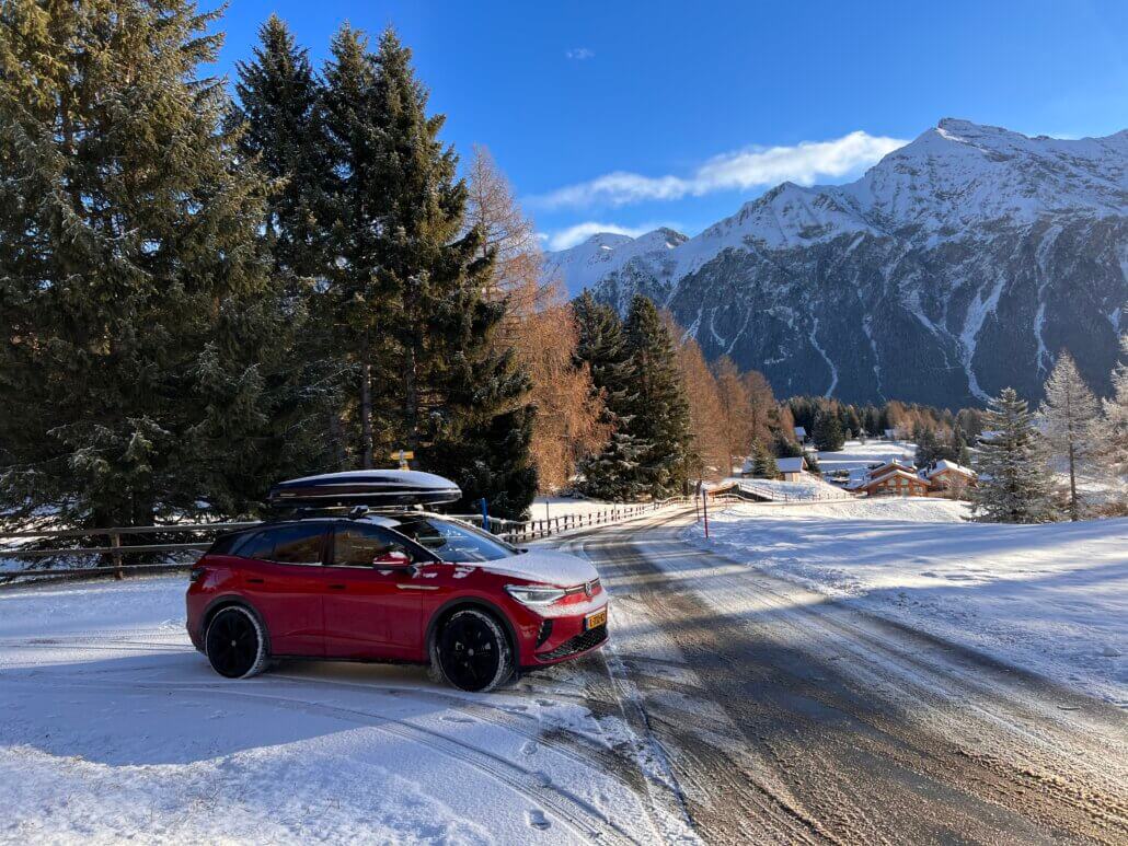 Volkswagen ID.4 GTX op wintersport in Zwitserland - Lenzerheide