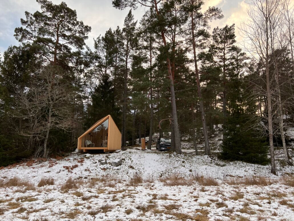 De Scandinavische cabin midden in de natuur van Zweden