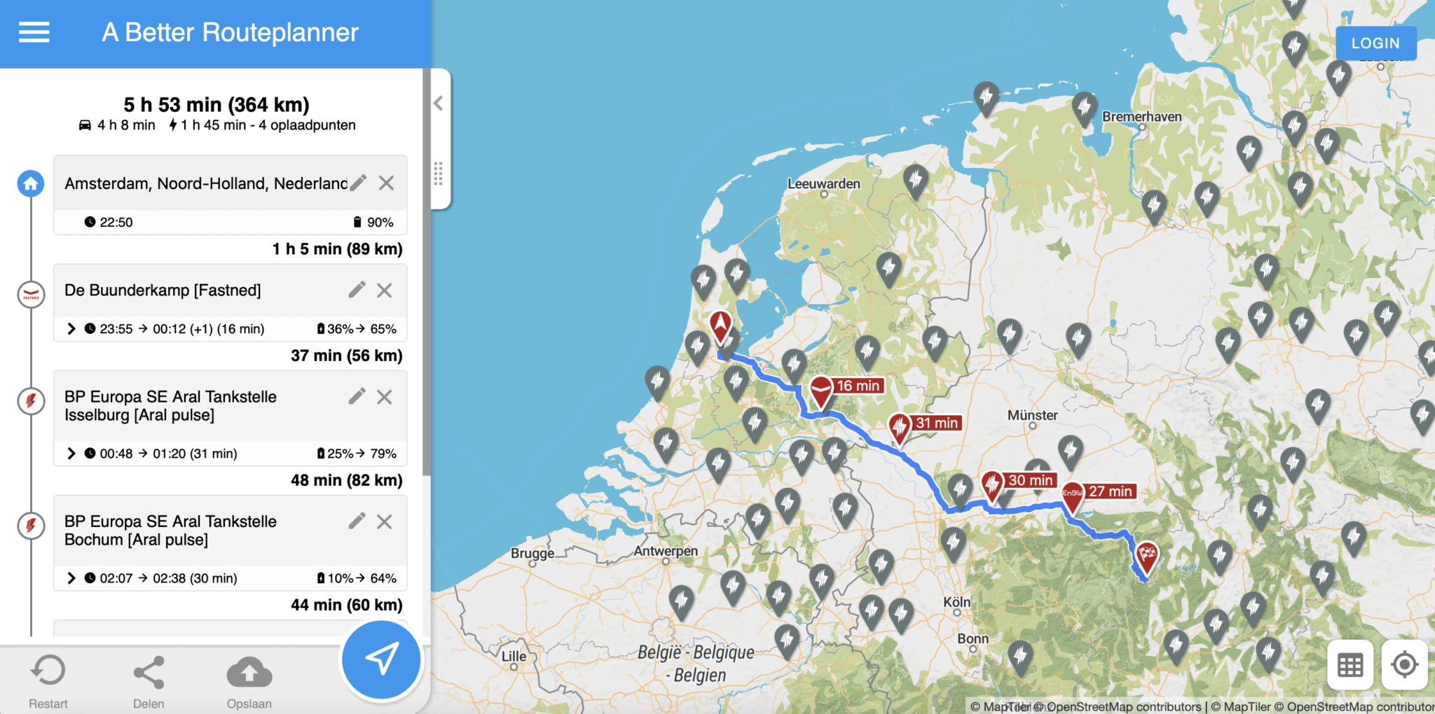 Review Met de elektrische auto naar Winterberg