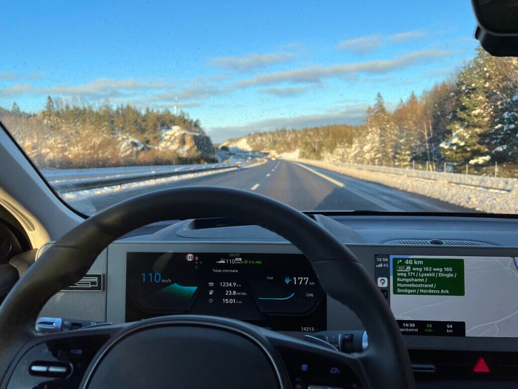 Winterse roadtrip met Hyundai IONIQ 5 door Zweden
