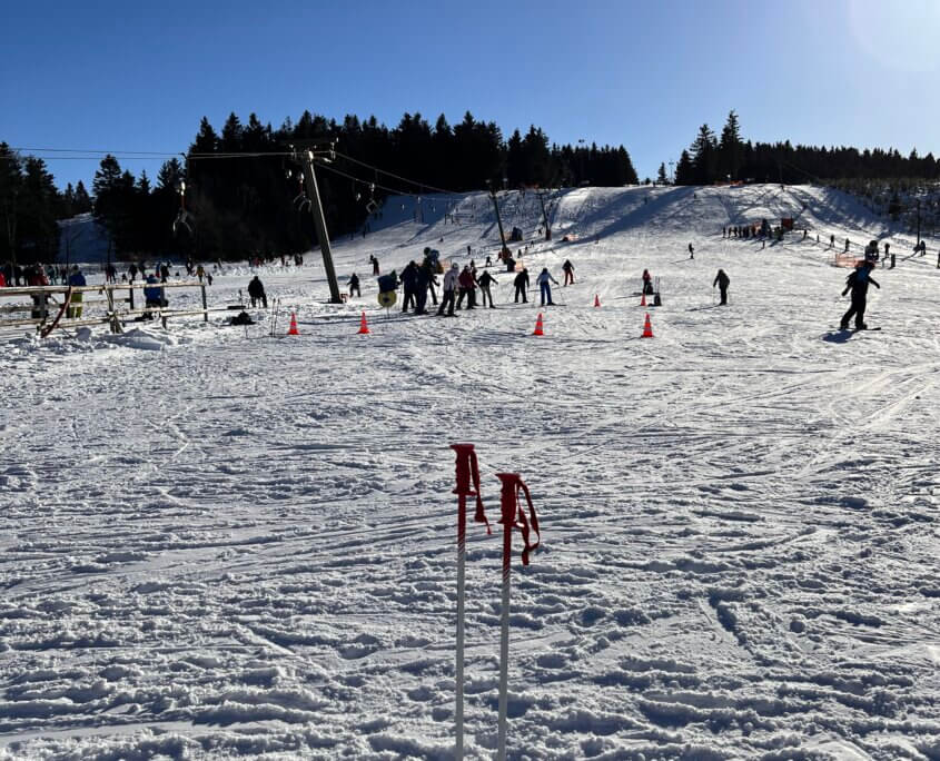 Heerlijk skiën tijdens het weekend Winterberg