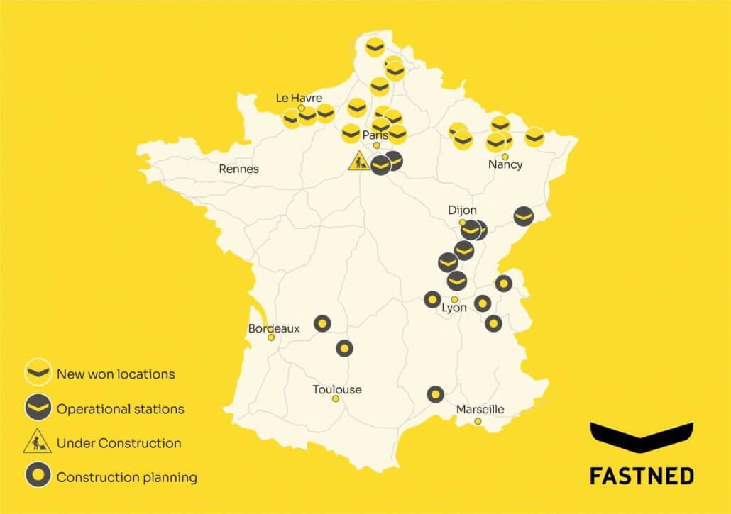 Fastneds nieuwe locaties in Noord-Frankrijk