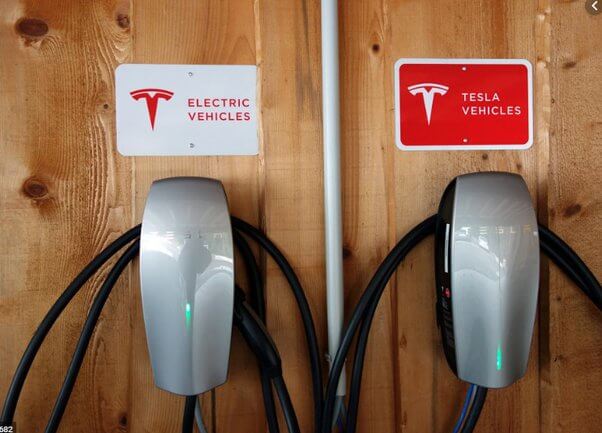 Tesla destination charger niet Tesla
