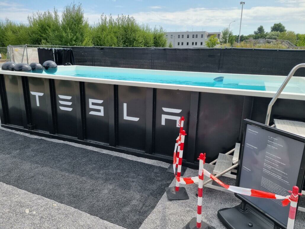 Nieuw: zwemmen tijdens het Superchargen van je Tesla