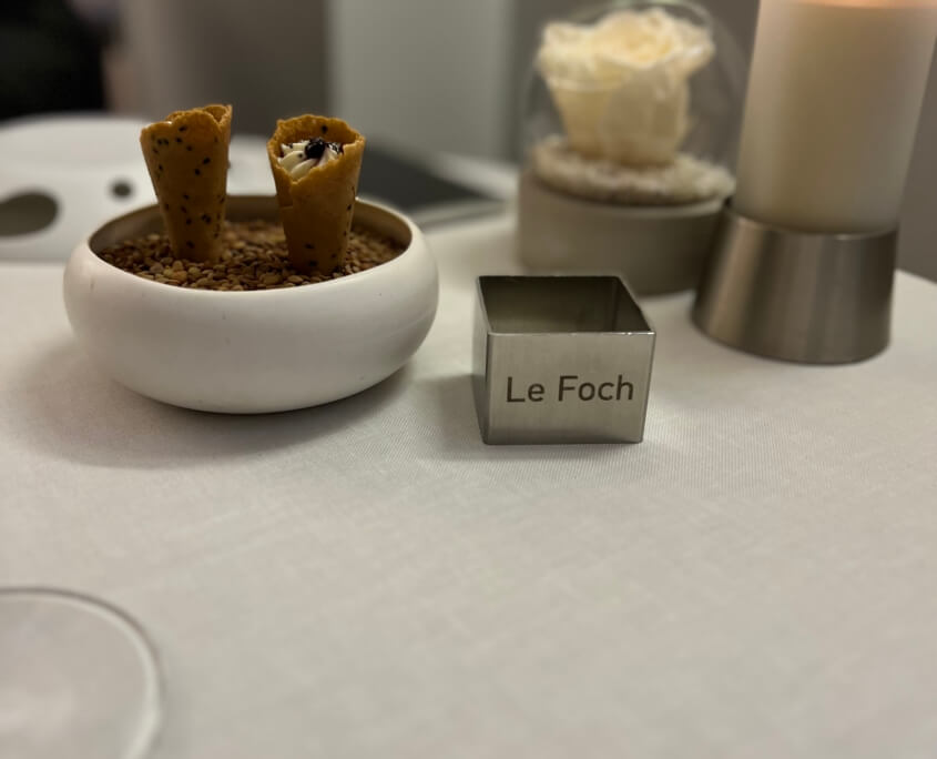 De amuse van Restaurant Le Foch
