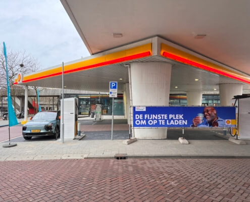 Shell Recharge snellaadstation van de toekomst in Rotterdam