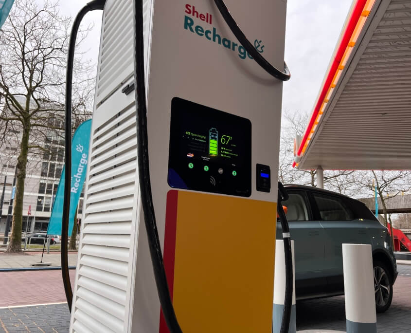 Shell Recharge snelladers in Rotterdam