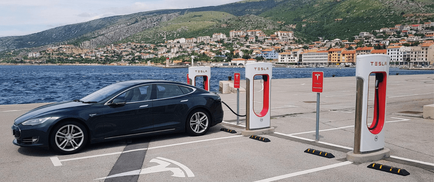 Met de elektrische auto naar Kroatië