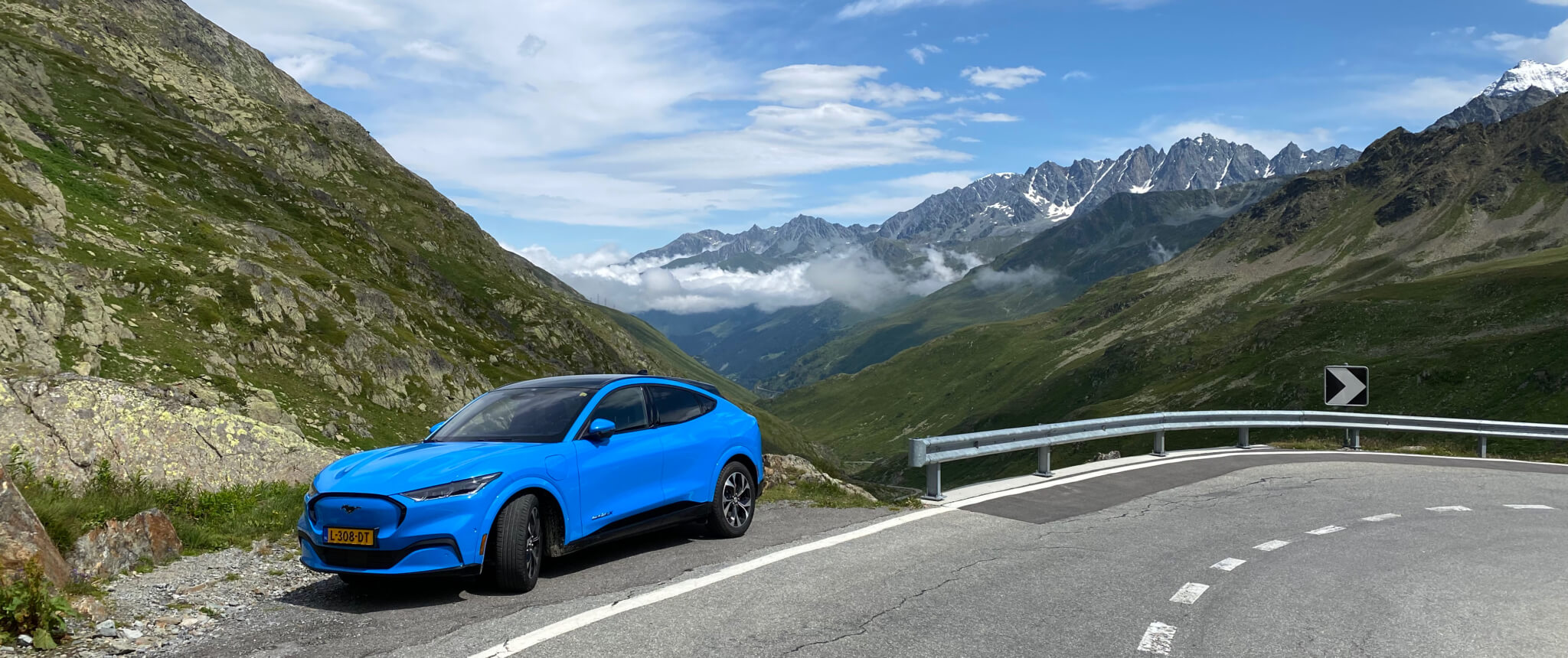 Met de elektrische auto naar Zwitserland