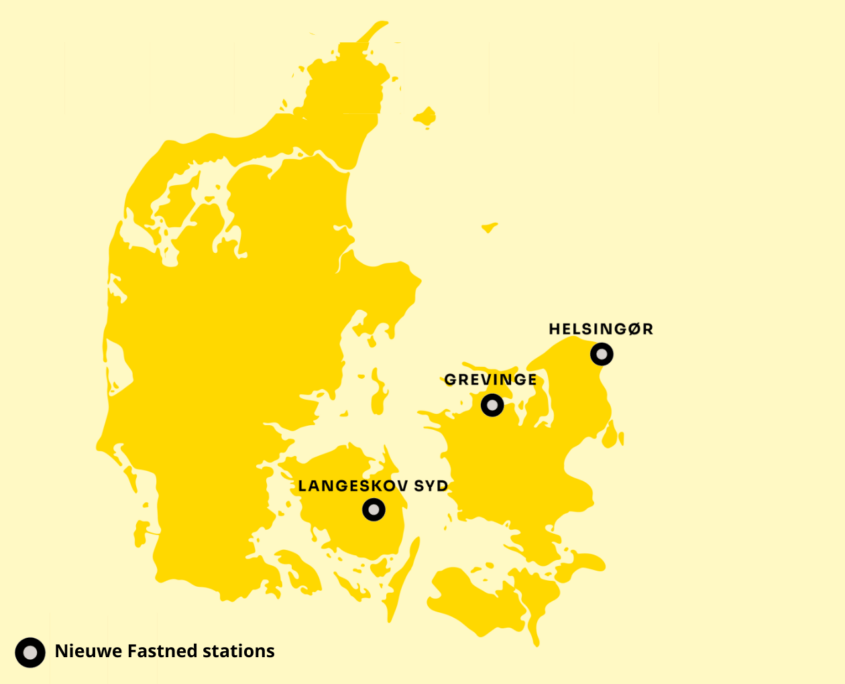 Fastned kaart Denemarken