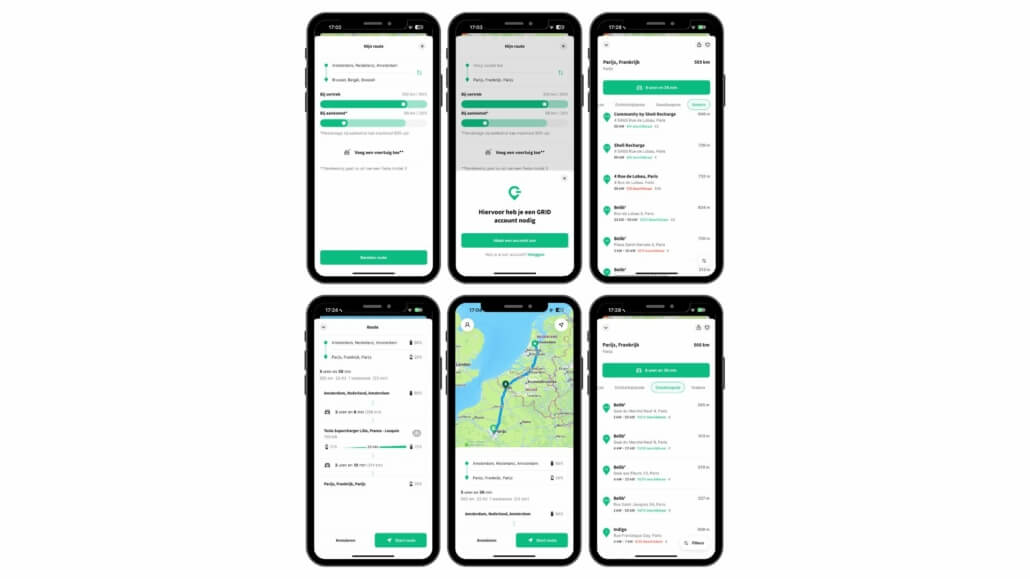 GRID Routeplanner App