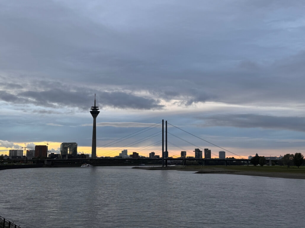 De skyline van Düsseldorf