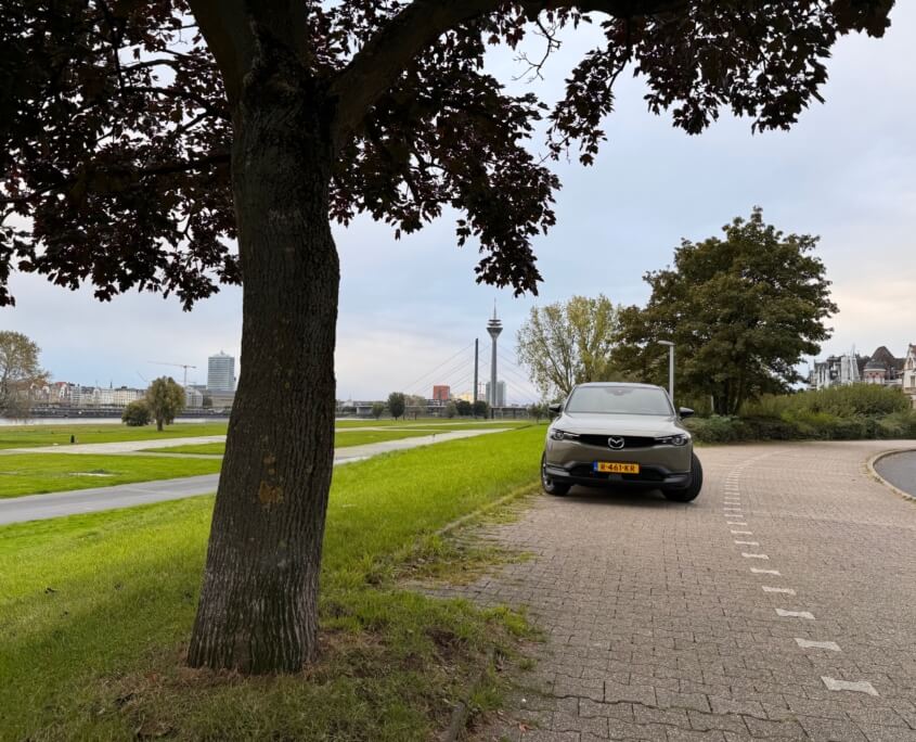 Met de elektrische auto naar Duitsland