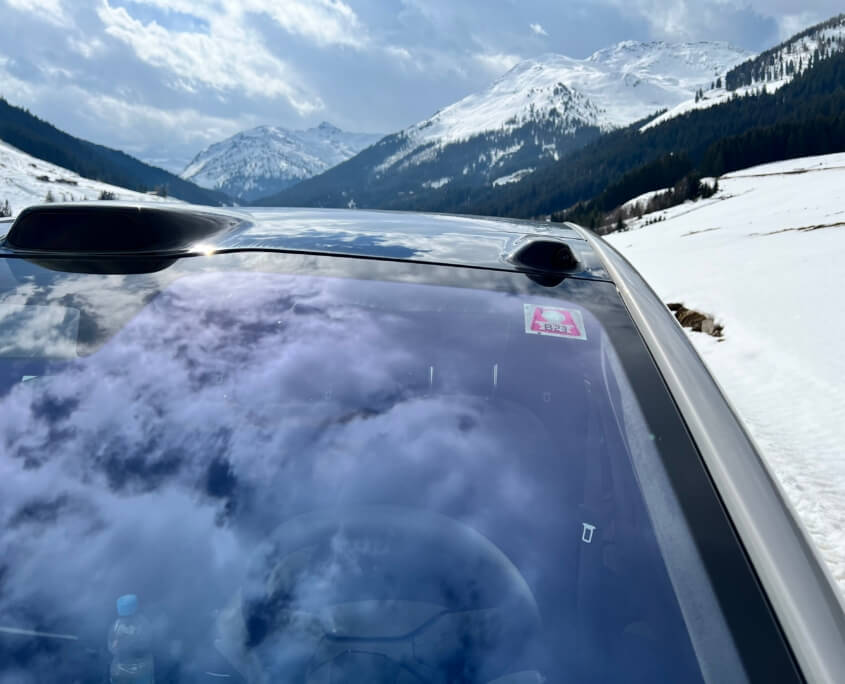 Met de elektrische auto naar Zwitserland