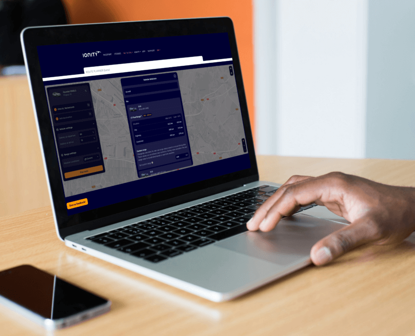Op de IONITY website plan je nu eenvoudig je laadstops dankzij de IONITY routeplanner