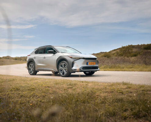 Bagage, fietsen en gezin mee met een EV